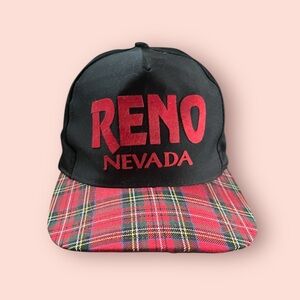 Black and Red Reno Nevada Cap